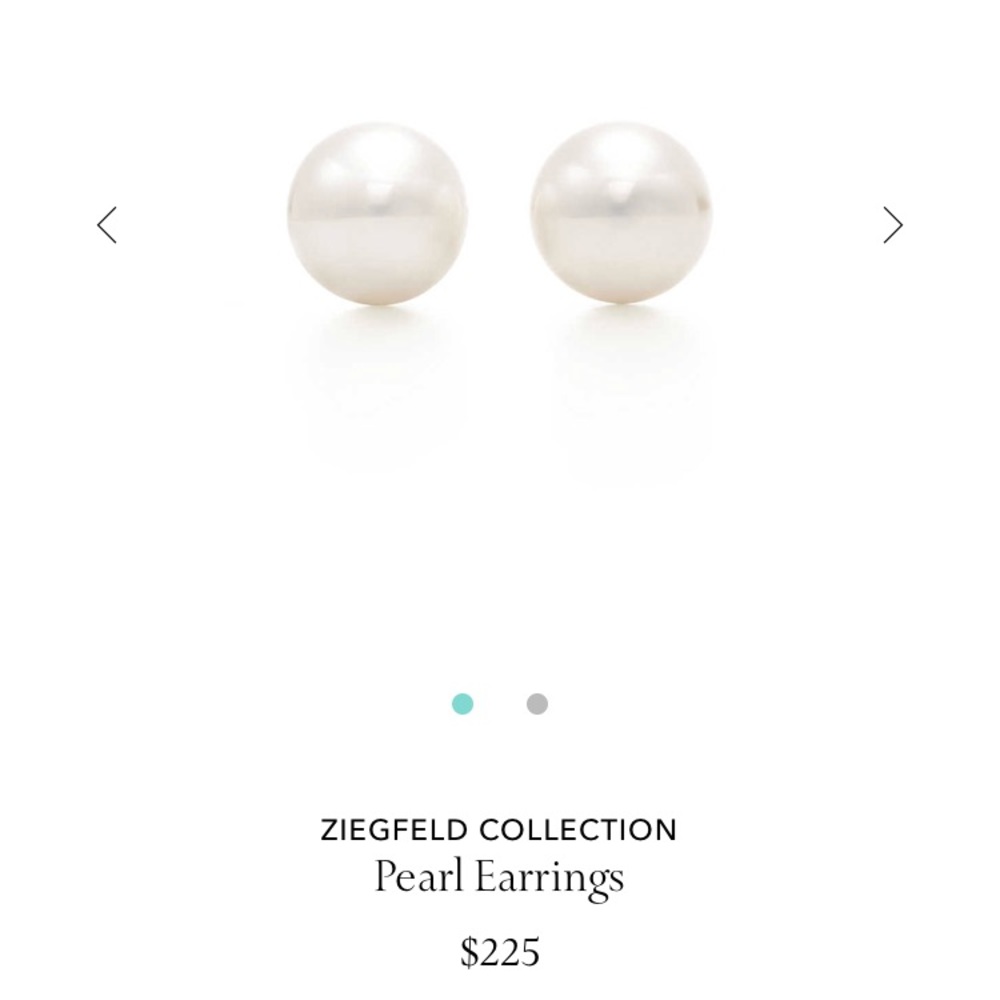 Tiffany & co. Pearl Sterling Silver Earrings